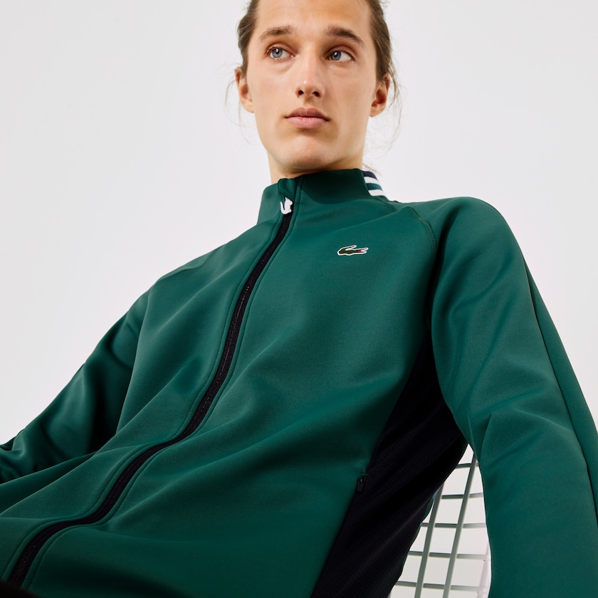 Moletons Verdes Azul Marinho Azuis Branco Masculino Lacoste SPORT Ergonomic Stretch Zip Golf CJ3-01020E5