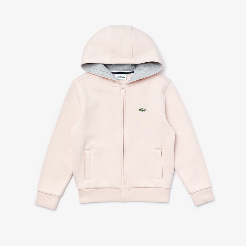 Moletons Luz Rosa Cinzentas Criança Lacoste SPORT Tennis Zippered Fleece TP2-02660E6