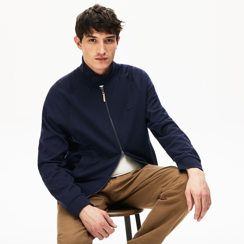 Moletons Azul Marinho Azuis Caqui Verdes Masculino Lacoste Zippered Solid CW7-54905E4