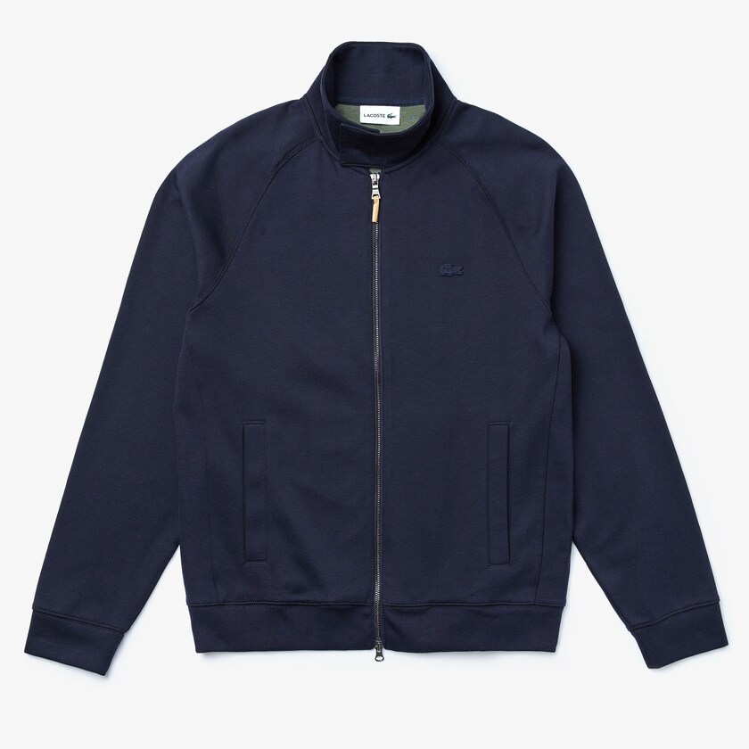 Moletons Azul Marinho Azuis Caqui Verdes Masculino Lacoste Zippered Solid CW7-54905E4