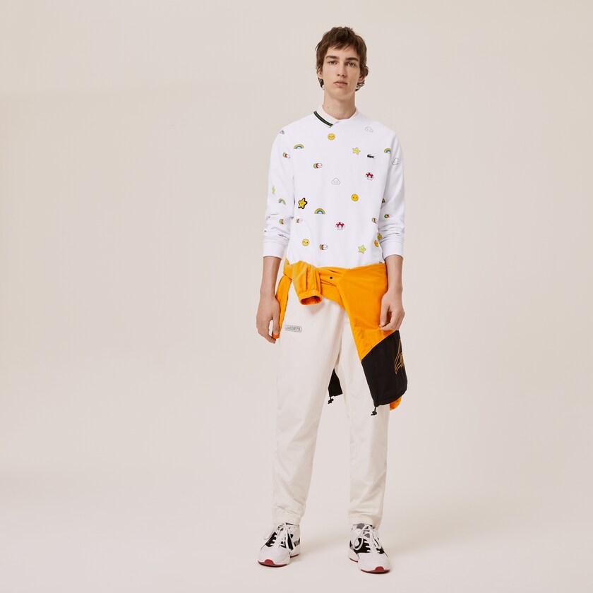 Moletons Branco Masculino Lacoste x FriendsWithYou Design WM5-33393C4