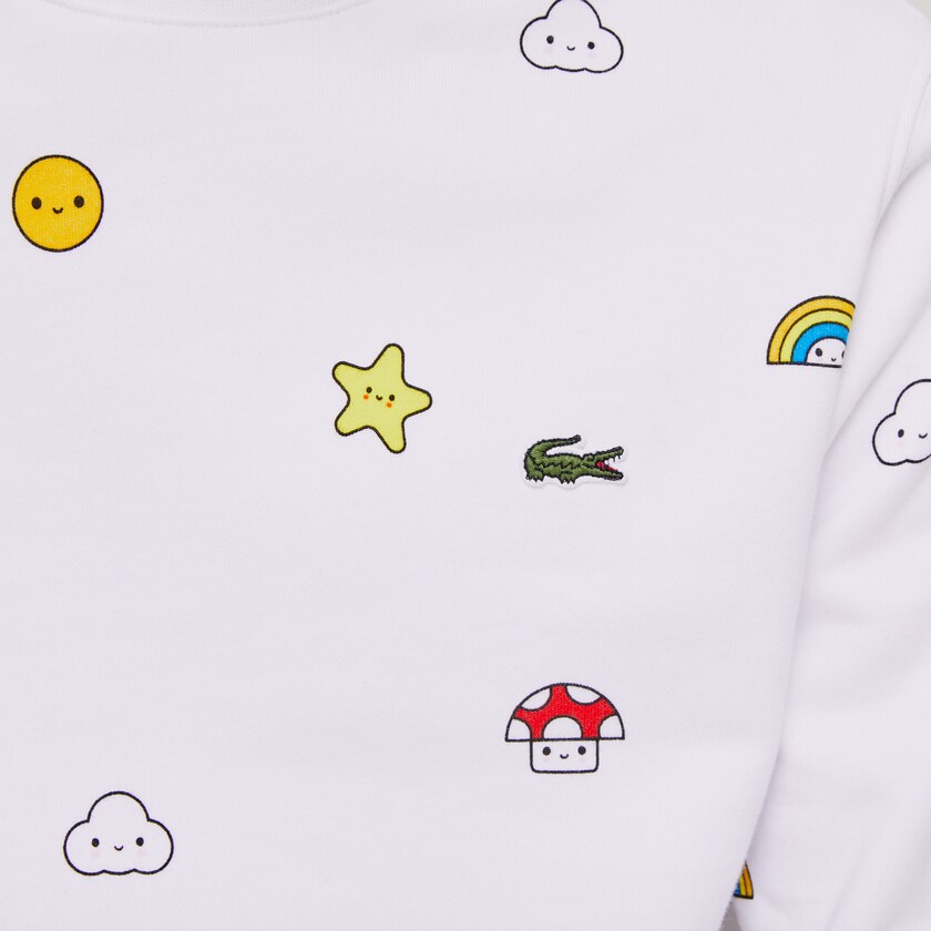 Moletons Branco Masculino Lacoste x FriendsWithYou Design WM5-33393C4
