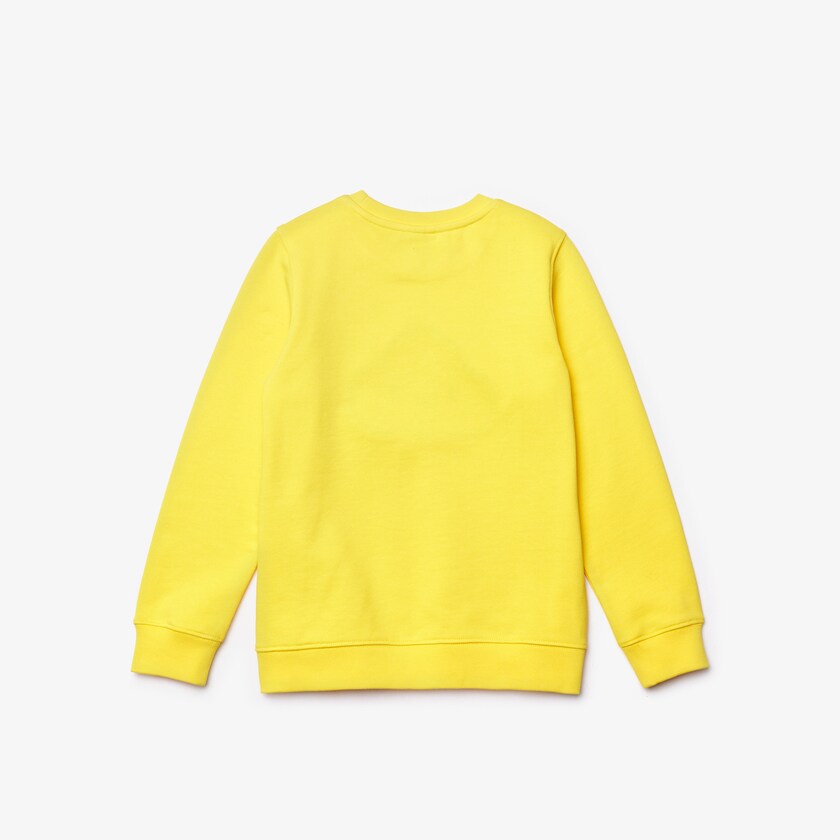 Moletons Amarelas Criança Lacoste x FriendsWithYou Graphic Crew Neck Cotton KX1-15771L4