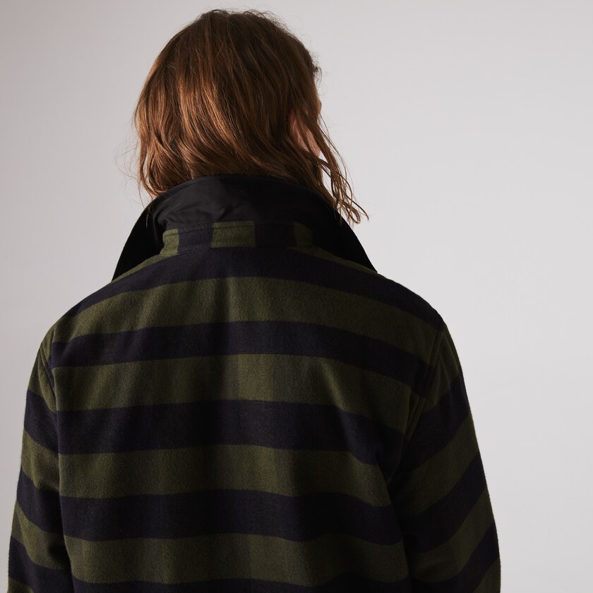 Sobrecamisas Caqui Verdes Pretas Masculino Lacoste Checked Quilted Cotton Flannel HC9-18451U9