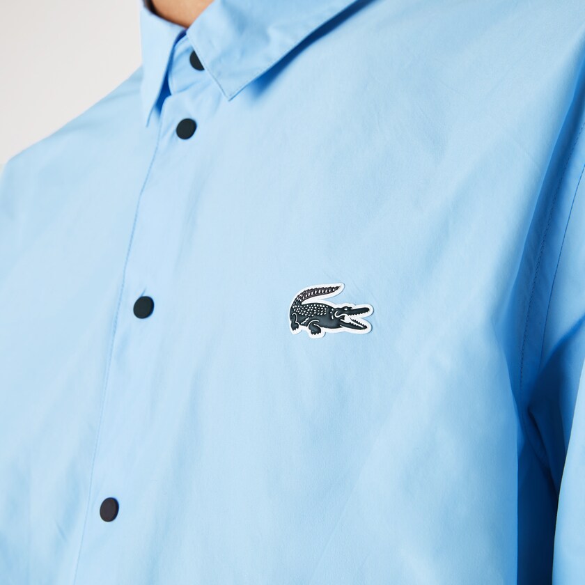 Sobrecamisas Azuis Bege Masculino Lacoste Hawaiian Fit Colorblock YE7-96409Q5