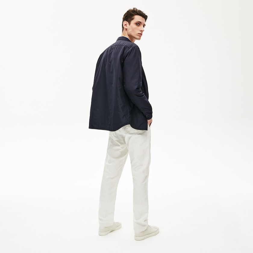 Sobrecamisas Azul Marinho Azuis Masculino Lacoste Padded Solid EJ9-51155D1