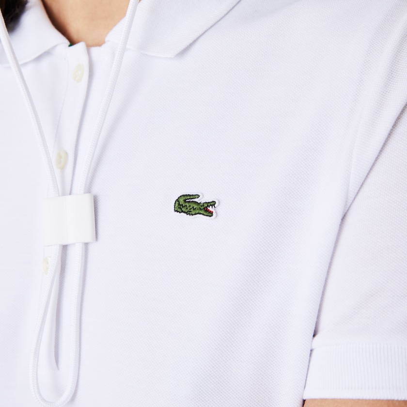 Vestido Polo Branco Verdes Azul Marinho Azuis Feminino Lacoste SPORT Roland Garros Pleated MR9-50885K1