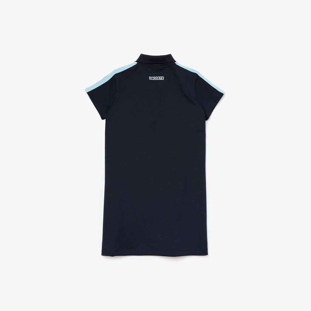 Vestido Polo Azul Marinho Azuis Rosa Azuis Criança Lacoste Striped Band Stretch DS0-82208Z3