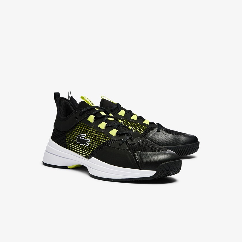 Sapatilhas Pretas Luz Amarelas Masculino Lacoste AG-LT 21 Textile UL7-79667V9