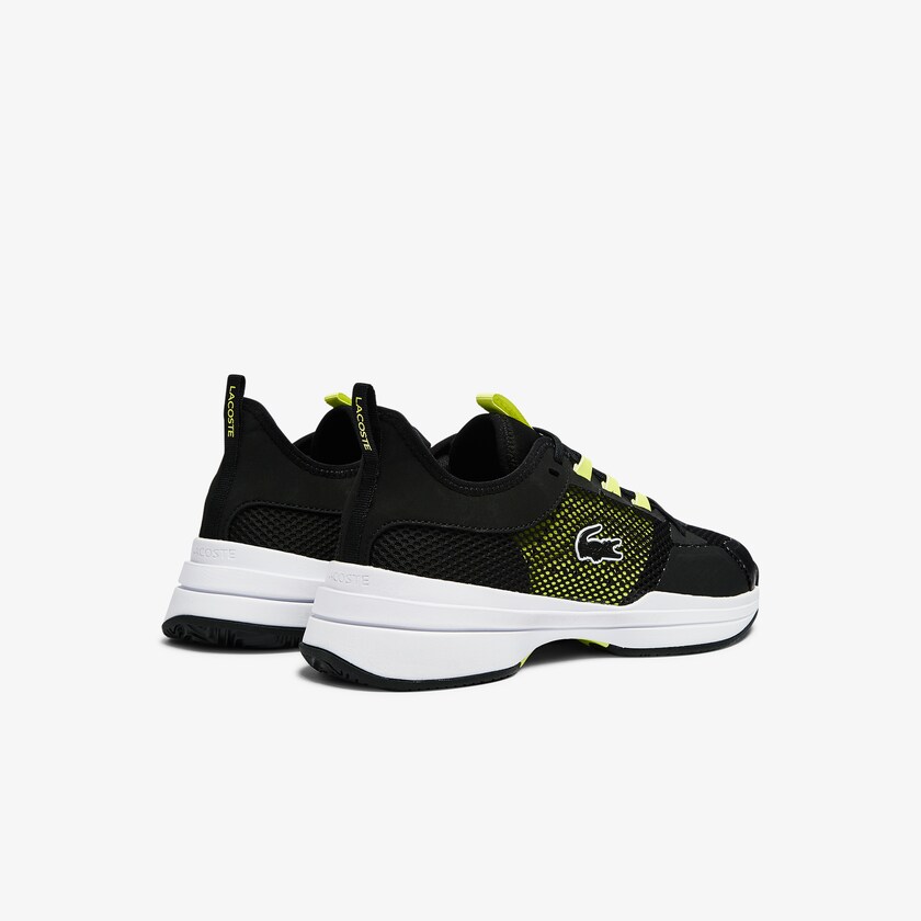 Sapatilhas Pretas Luz Amarelas Masculino Lacoste AG-LT 21 Textile UL7-79667V9