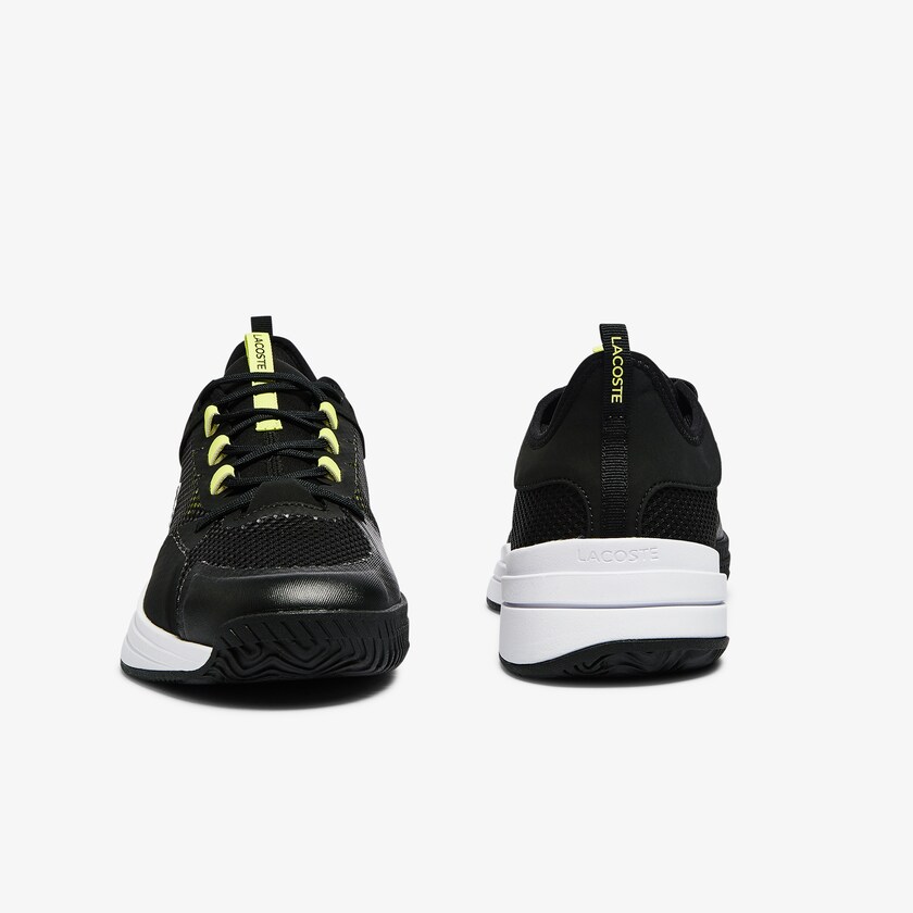 Sapatilhas Pretas Luz Amarelas Masculino Lacoste AG-LT 21 Textile UL7-79667V9