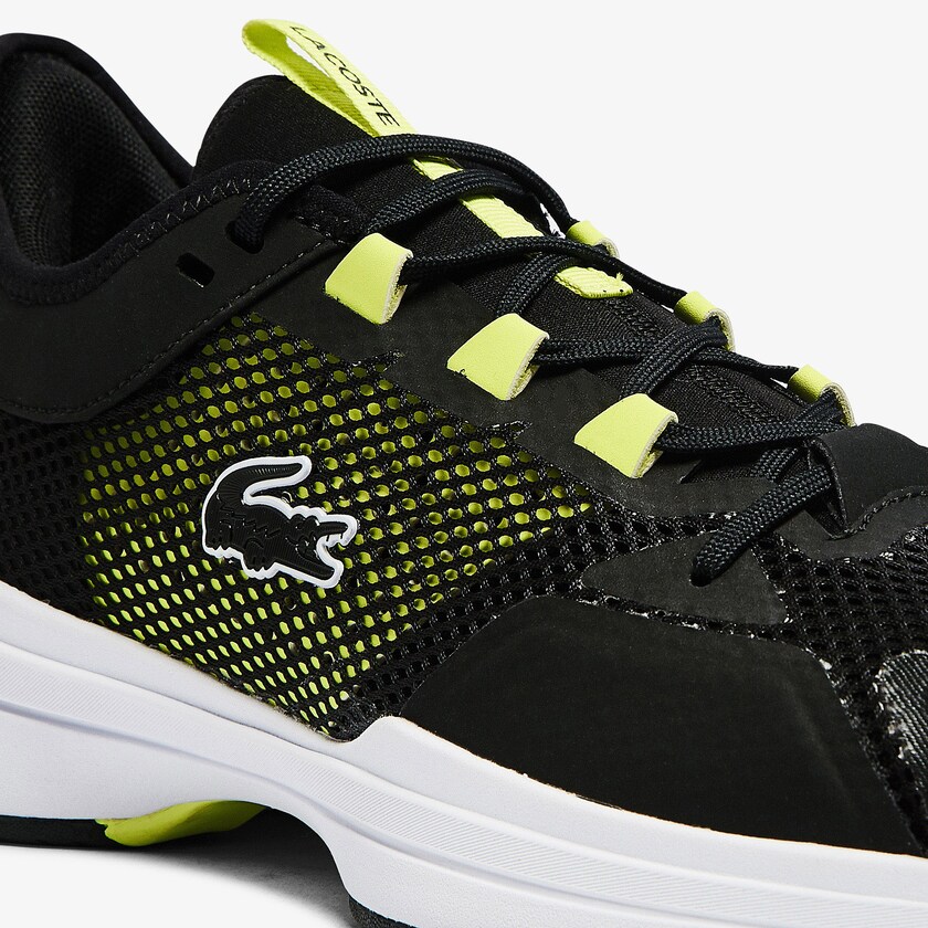 Sapatilhas Pretas Luz Amarelas Masculino Lacoste AG-LT 21 Textile UL7-79667V9