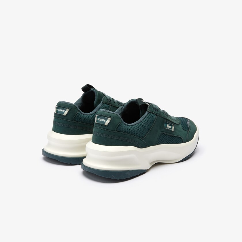 Sapatilhas Verdes Escuro Branco Masculino Lacoste Ace Lift Bicolour Leather GZ9-47824G6