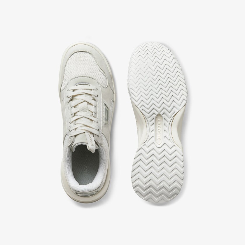 Sapatilhas Branco Branco Feminino Lacoste Ace Lift Colourblock Leather OX2-15801C9