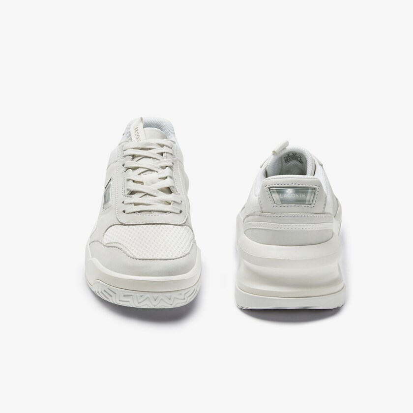 Sapatilhas Branco Branco Feminino Lacoste Ace Lift Colourblock Leather OX2-15801C9
