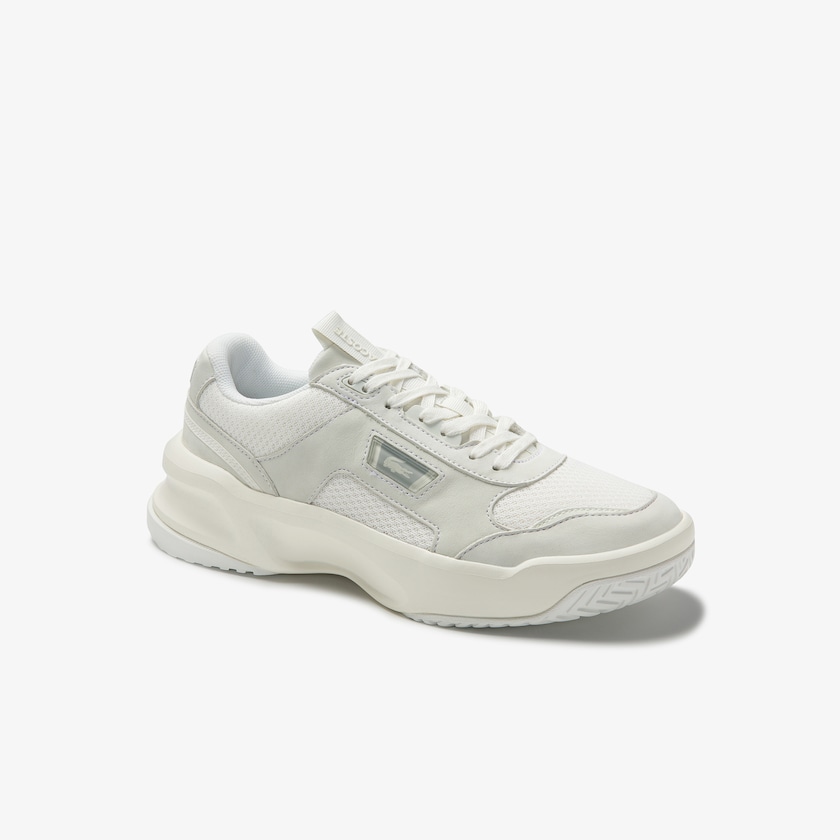 Sapatilhas Branco Branco Feminino Lacoste Ace Lift Colourblock Leather OX2-15801C9