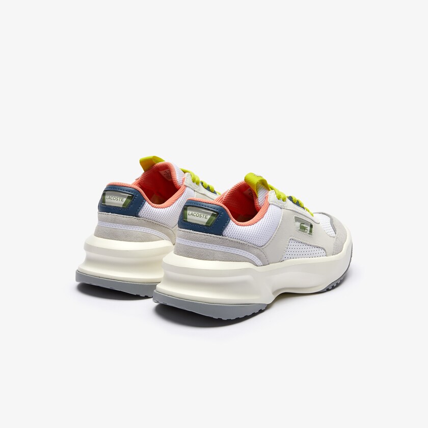 Sapatilhas Branco Luz Cinzentas Feminino Lacoste Ace Lift Leather and Suede FD3-70007X4