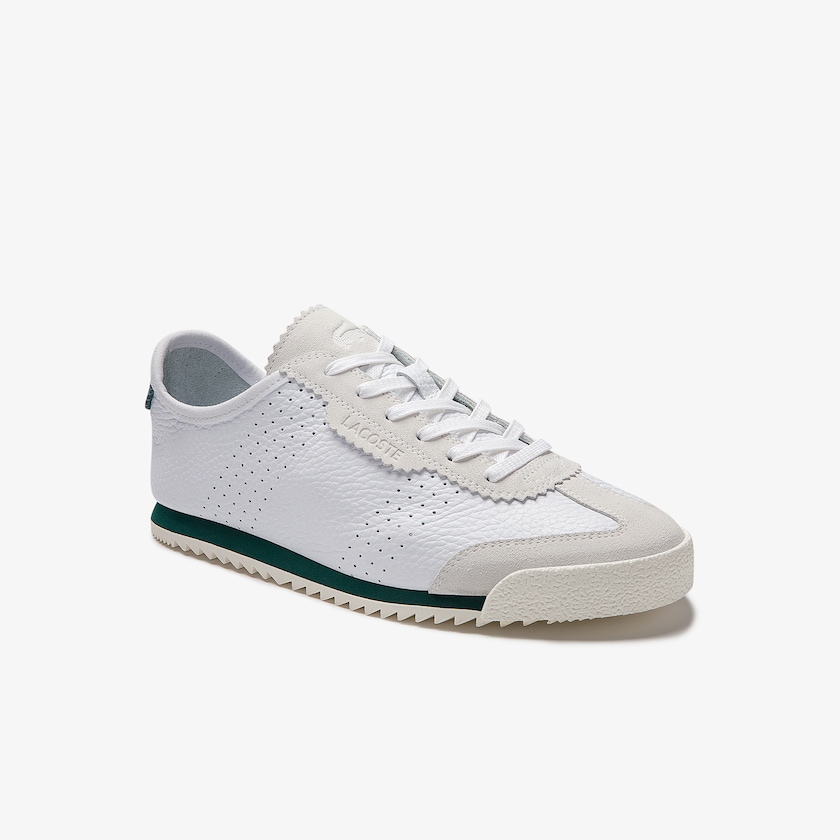 Sapatilhas Branco Feminino Lacoste Ascenta Leather and Suede RE5-30603D8