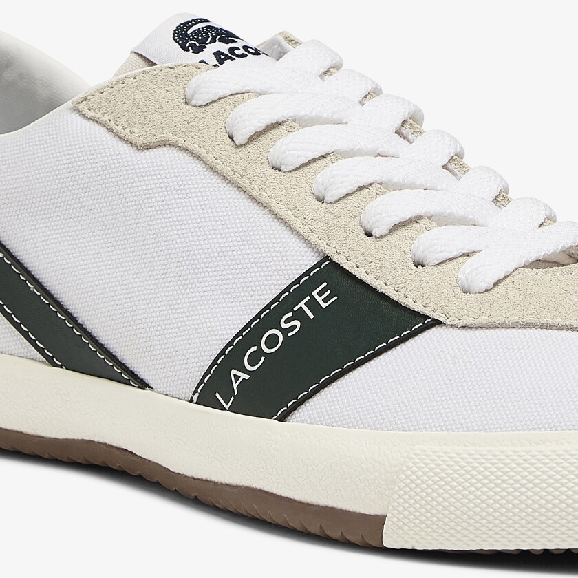 Sapatilhas Branco Feminino Lacoste Ball Net Canvas and Suede SX3-72157P9