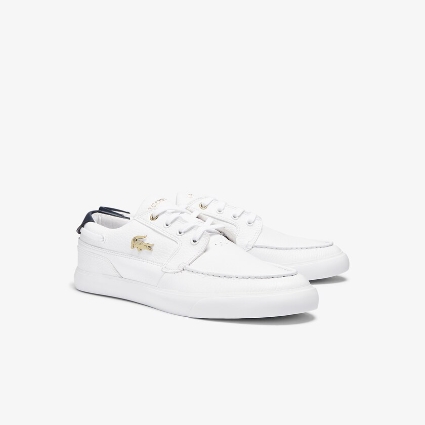 Sapatilhas Branco Masculino Lacoste Bayliss Deck Leather SV4-04020B6