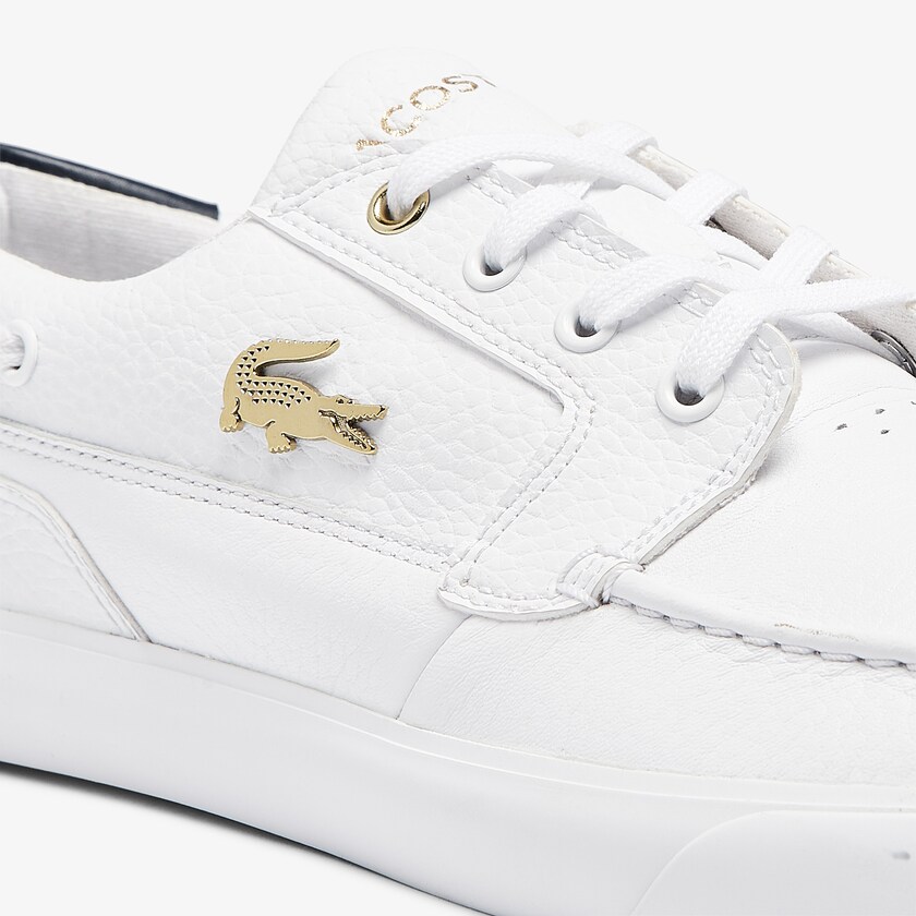 Sapatilhas Branco Masculino Lacoste Bayliss Deck Leather SV4-04020B6