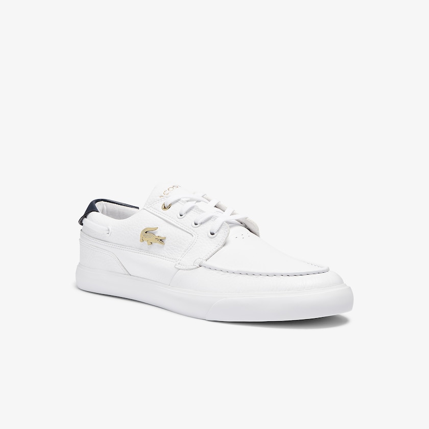 Sapatilhas Branco Masculino Lacoste Bayliss Deck Leather SV4-04020B6