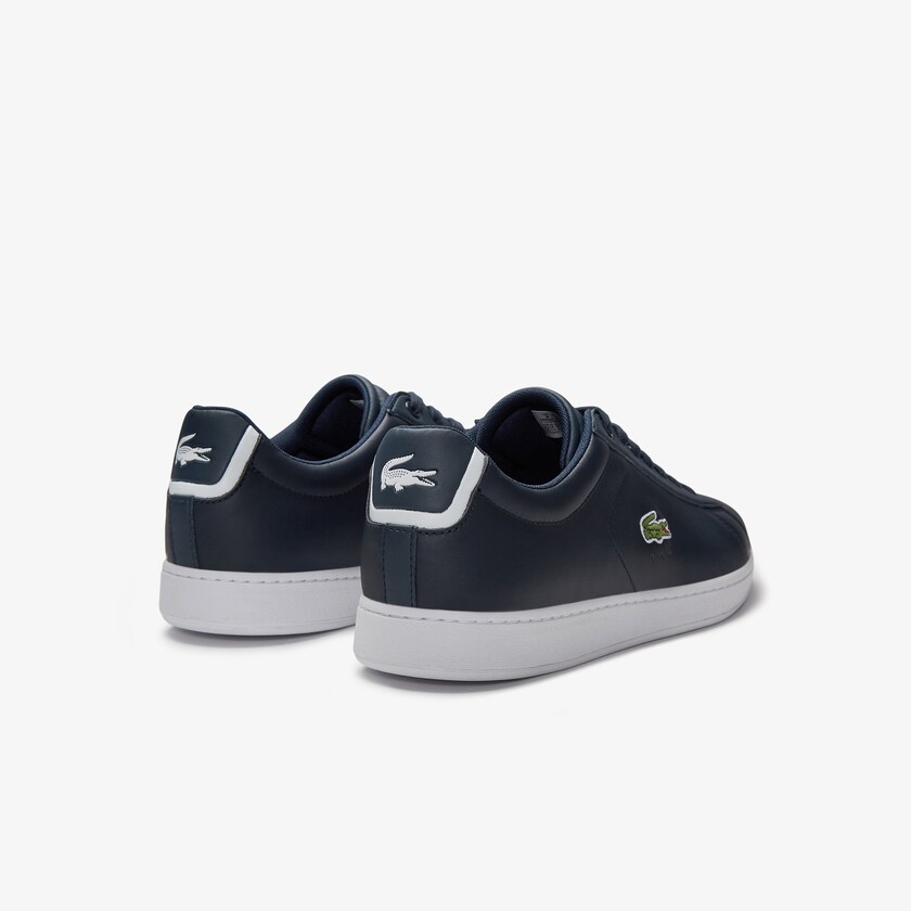 Sapatilhas Azul Marinho Masculino Lacoste Carnaby Evo Leather KN1-68276M0