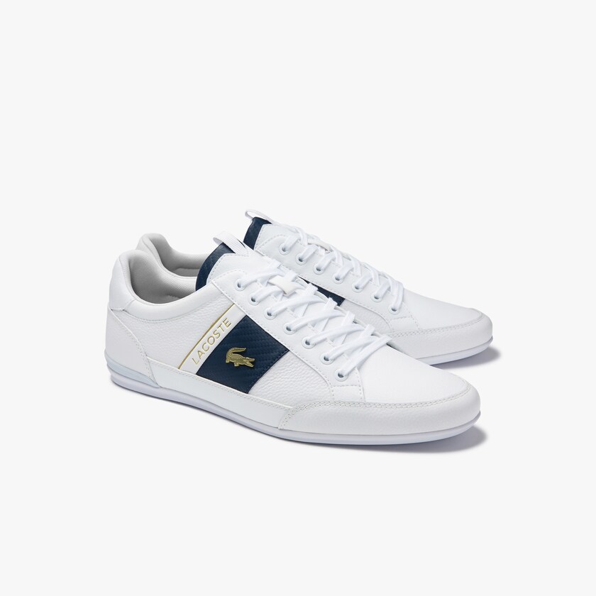 Sapatilhas Branco Branco Masculino Lacoste Chaymon Leather and Carbon Fibre UG7-24932H3