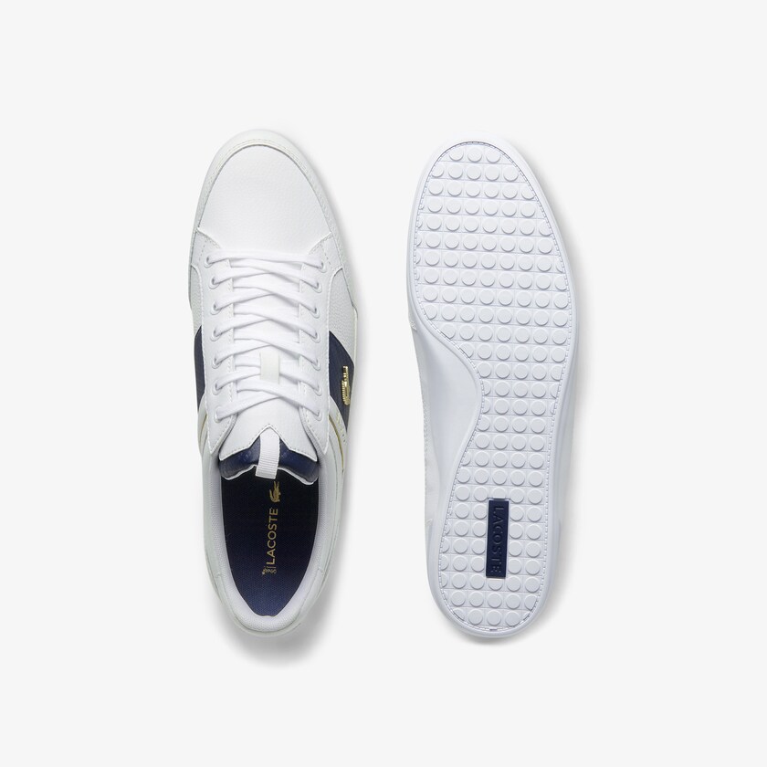 Sapatilhas Branco Branco Masculino Lacoste Chaymon Leather and Carbon Fibre UG7-24932H3