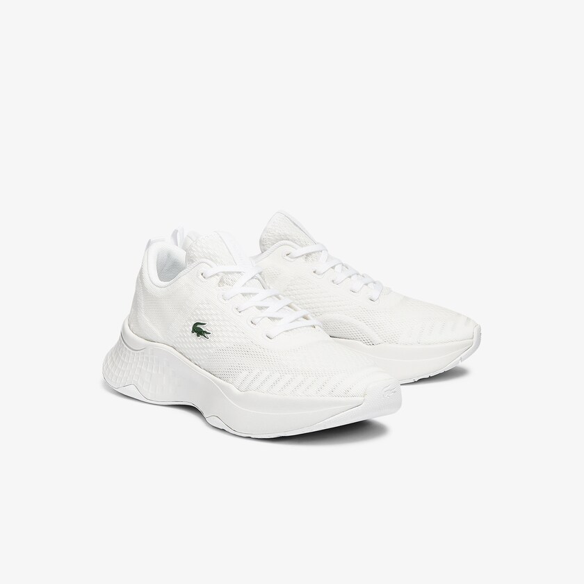 Sapatilhas Branco Feminino Lacoste Court-Drive Fly Textile UQ4-44514Q0