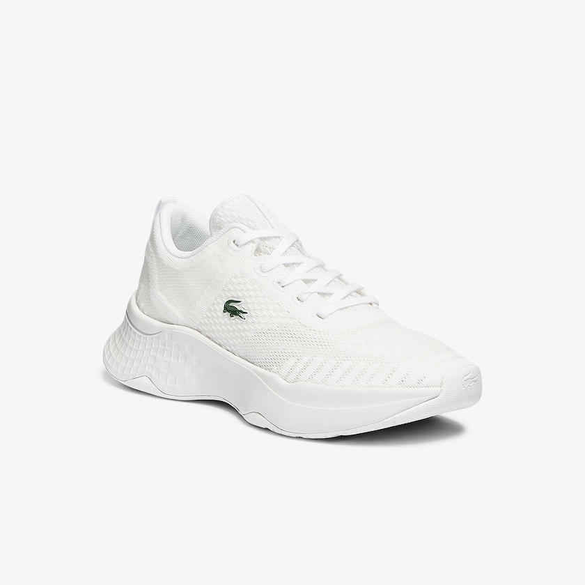 Sapatilhas Branco Feminino Lacoste Court-Drive Fly Textile UQ4-44514Q0