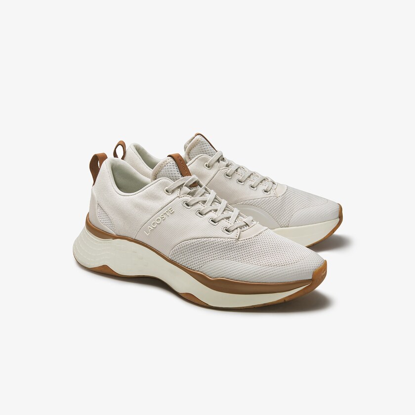 Sapatilhas Branco Branco Feminino Lacoste Court-Drive Plus Canvas and Synthetic LL4-40424E7