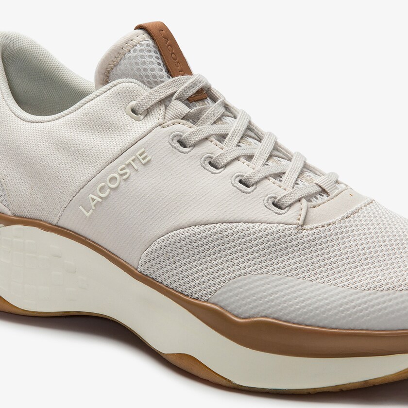 Sapatilhas Branco Branco Feminino Lacoste Court-Drive Plus Canvas and Synthetic LL4-40424E7