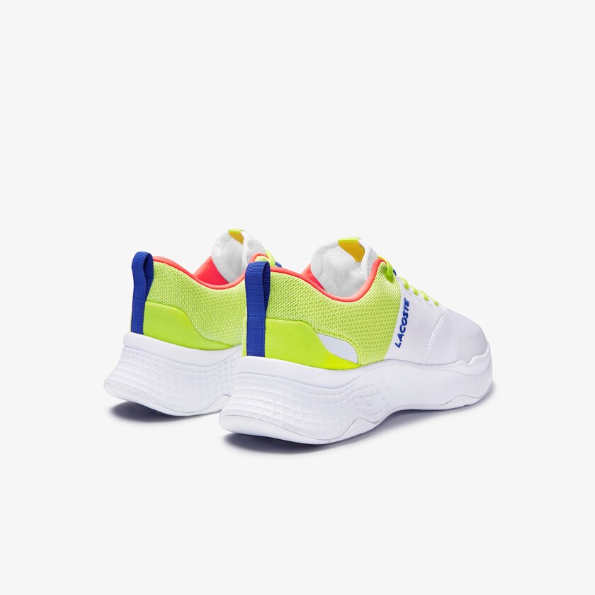 Sapatilhas Branco Luz Verdes Feminino Lacoste Court-Drive Plus Textile MP0-57865O3
