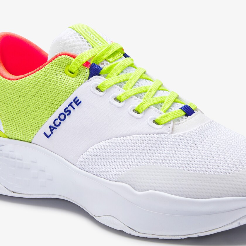 Sapatilhas Branco Luz Verdes Feminino Lacoste Court-Drive Plus Textile MP0-57865O3