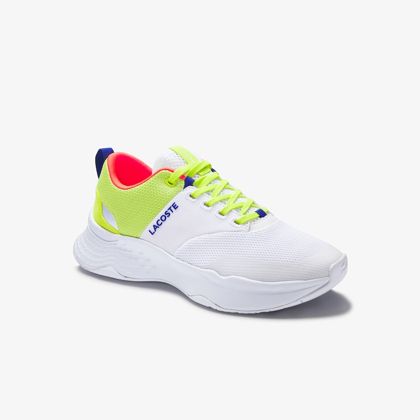 Sapatilhas Branco Luz Verdes Feminino Lacoste Court-Drive Plus Textile MP0-57865O3
