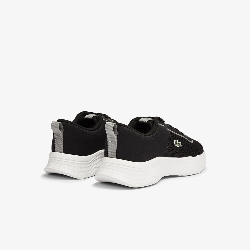 Sapatilhas Pretas Cinzentas Criança Lacoste Court-Drive Textile Air Mesh MC6-81408V0