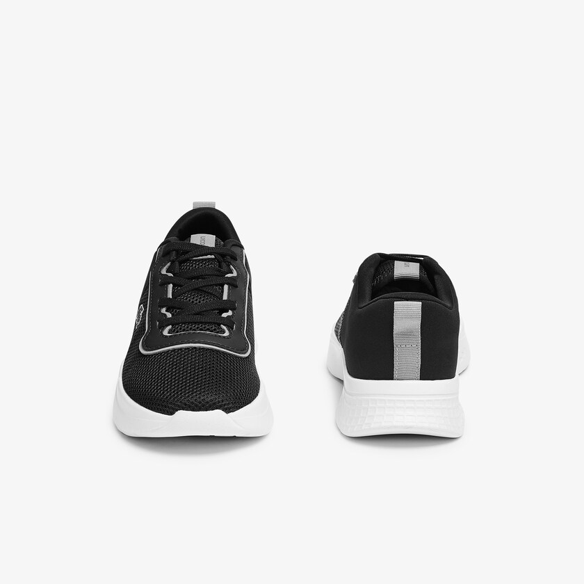 Sapatilhas Pretas Cinzentas Criança Lacoste Court-Drive Textile Air Mesh MC6-81408V0