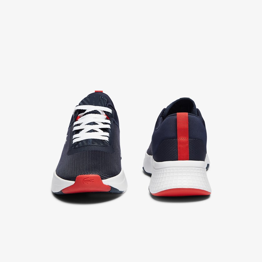 Sapatilhas Azul Marinho Branco Masculino Lacoste Court-Drive Textile TM6-95369J0