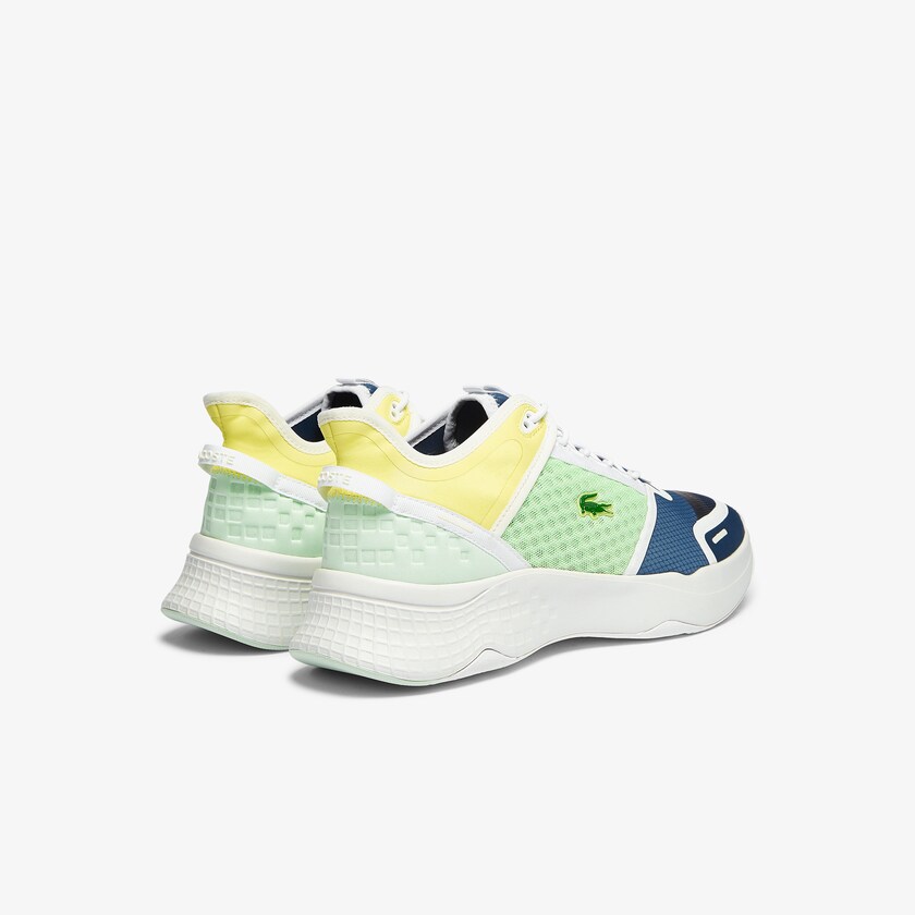 Sapatilhas Azuis Escuro Branco Masculino Lacoste Court-Drive Vantage Citrus-Pop Textile HL1-51125F1