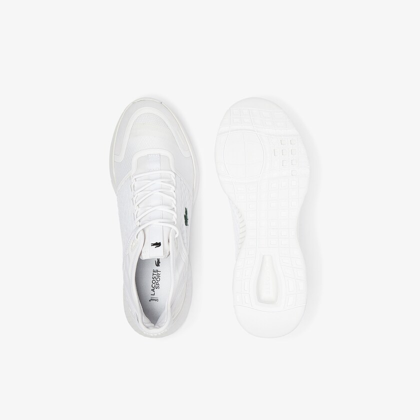 Sapatilhas Branco Masculino Lacoste Court-Drive Vantage Textile NY4-07420P1