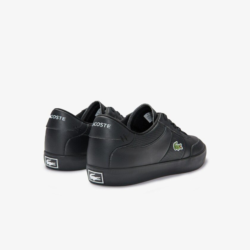 Sapatilhas Pretas Masculino Lacoste Court-Master Leather HP3-52765Y5