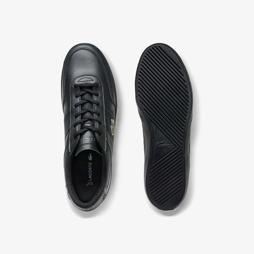 Sapatilhas Pretas Masculino Lacoste Court-Master Leather HP3-52765Y5