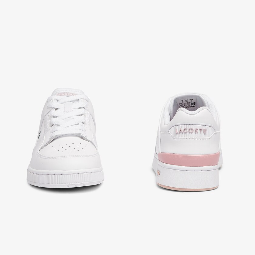 Sapatilhas Branco Luz Rosa Feminino Lacoste Court Cage Sneaker GL6-71387V9