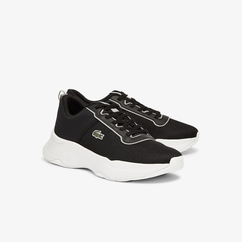 Sapatilhas Pretas Cinzentas Criança Lacoste Court Drive Sneaker VA5-58185F9