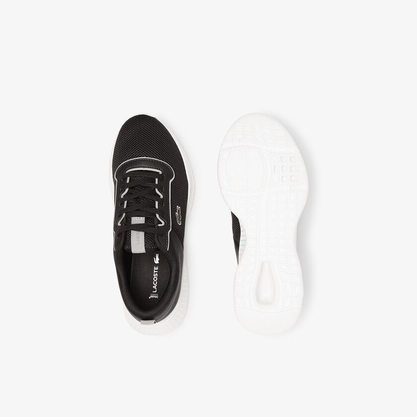 Sapatilhas Pretas Cinzentas Criança Lacoste Court Drive Sneaker VA5-58185F9