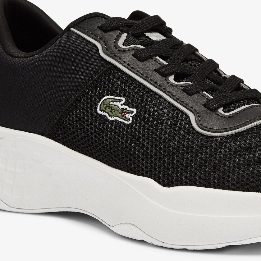Sapatilhas Pretas Cinzentas Criança Lacoste Court Drive Sneaker VA5-58185F9