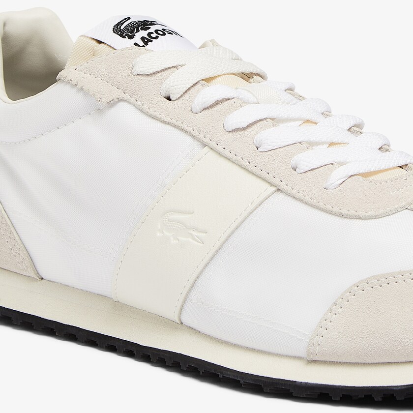 Sapatilhas Bege Masculino Lacoste Court Pace Textile HO6-56455G0