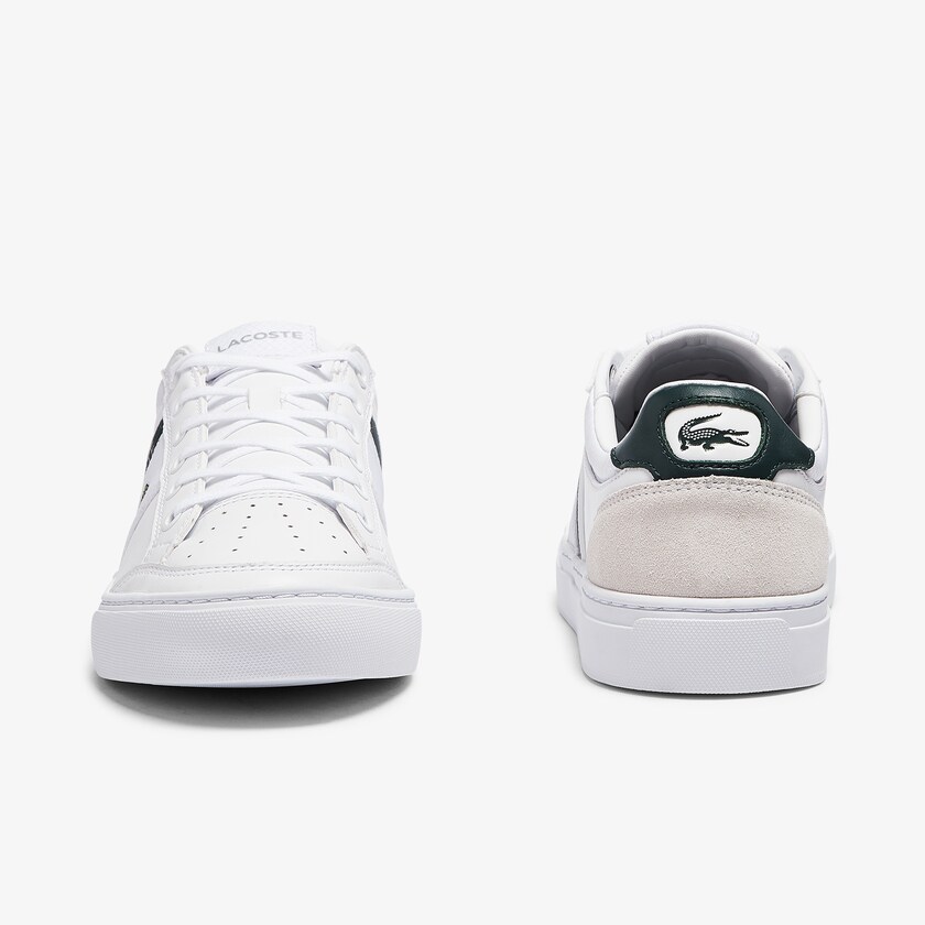 Sapatilhas Branco Masculino Lacoste Courtline Leather and Textile YV7-29022L3