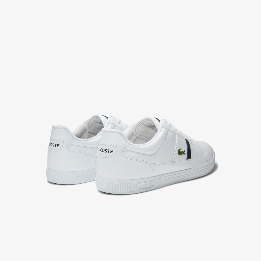 Sapatilhas Branco Masculino Lacoste Europa Leather TI5-67226A5